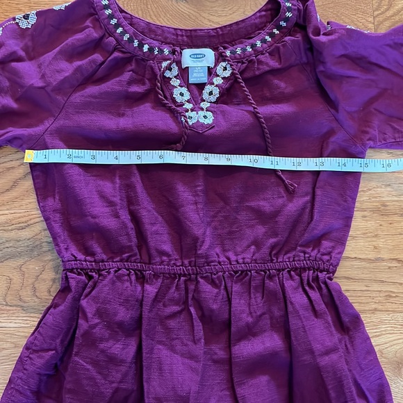 Old Navy Plum dress, girls L - Picture 6 of 8